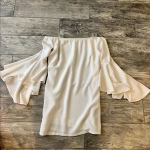 White off the shoulder dress